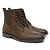 Bota Casual Masculina Couro Marrom Weggis - Imagem 1